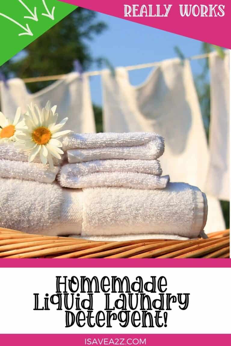 Homemade Liquid Laundry Detergent!