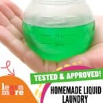 Homemade Liquid Laundry Detergent!