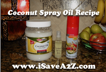 iSave A2Z Coconut Spray Oil Recipe