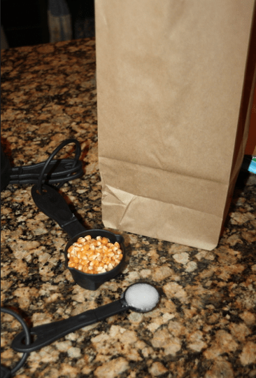 Homemade Microwavable Popcorn