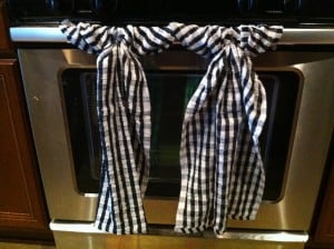 Hanging Kitchen Towels (Creative Ideas on Where and How To Hang) -  Inspiration For Moms