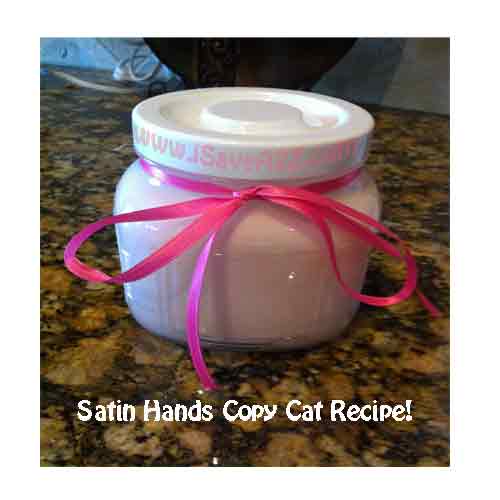 Homemade Sugar Scrub Recipe!  Just like Mary Kay’s Satin Hands!!!