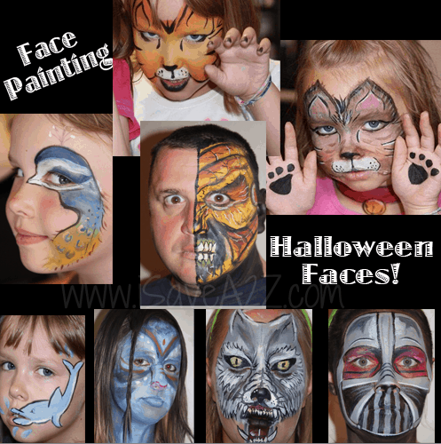 Face Painting Tutorial, Horror Face Painting