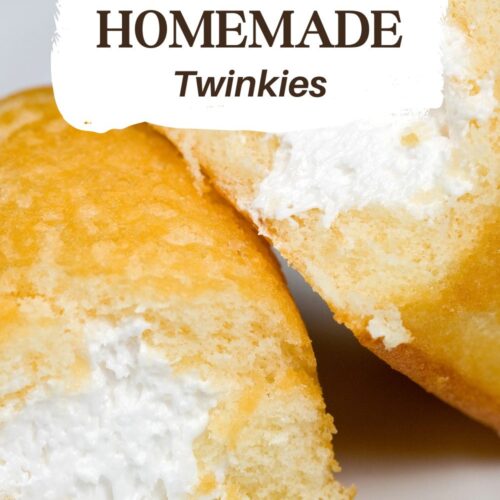 easy copycat recipe - homemade twinkies