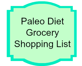 Paleo Diet Grocery Shopping List