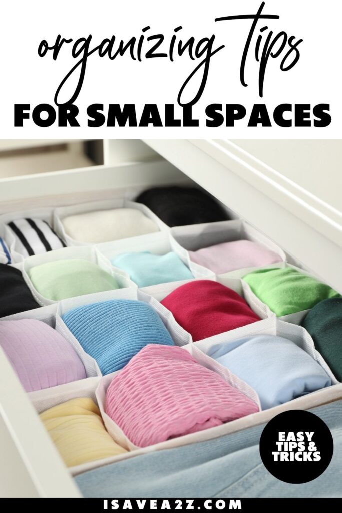 Organizing tips for small spaces