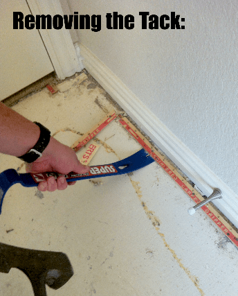 removing the tack board