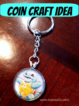 coin key chain craft