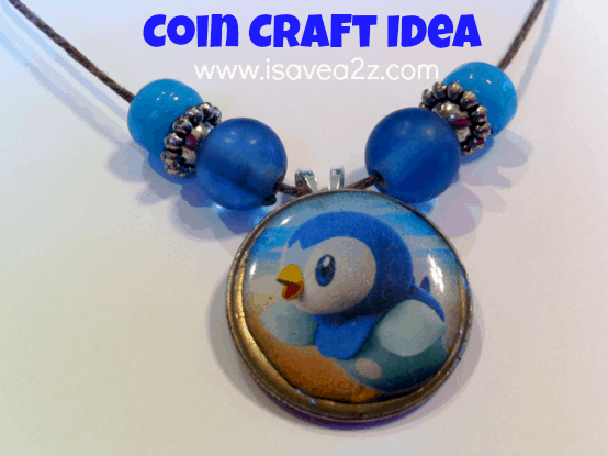 Coin Craft Necklace or Keychain (Pokemon Art Craft)