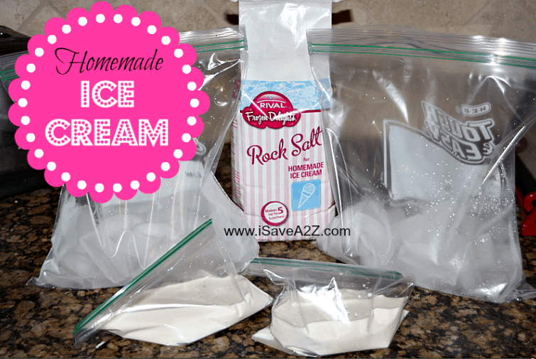 Homemade Ice Cream in a Bag