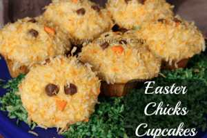 Easter Chick Cupcakes