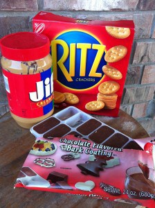 Chocolate Peanut Butter Ritz Crackers
