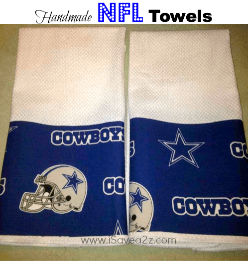 handmade nfl towels