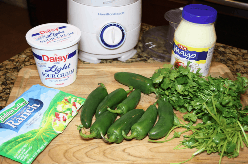 Cilantro jalapeno dip recipe