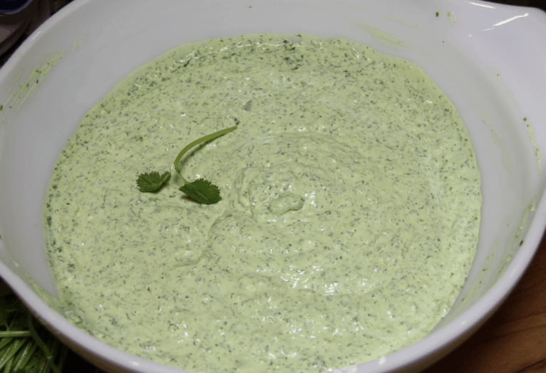 Cilantro jalapeno dip recipe