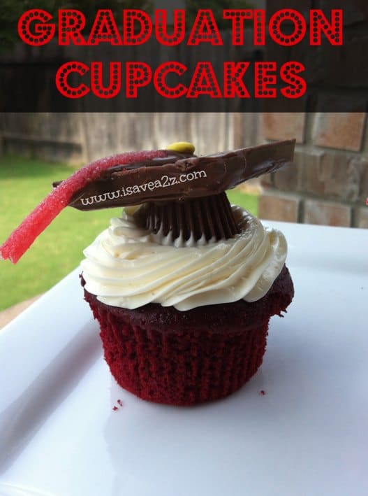 Graduation Cap Cupcakes