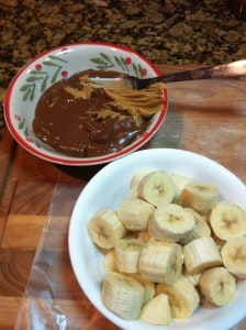 Chocolate Peanut Butter Banana Bites Recipe