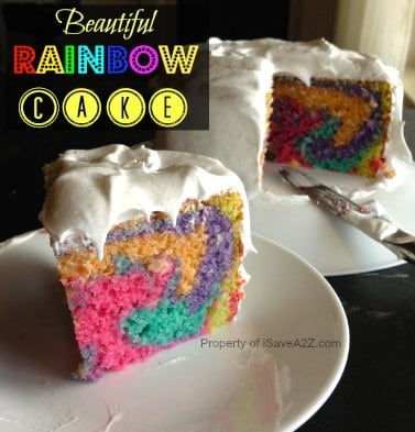 Rainbow Cake Recipe