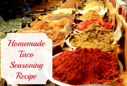 homemade taco seasoning recipe