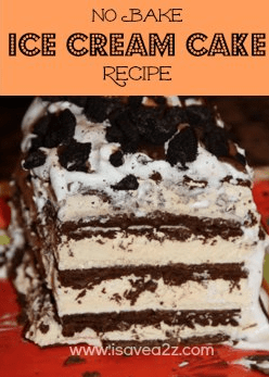 No Bake Ice Cream Cake Recipe