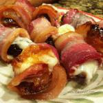 Bacon Wrapped Mozzarella Cheese Dates Recipe