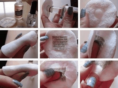 Newspaper Nail Art Design Tutorial