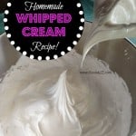 Best Homemade Whipped Cream Recipe