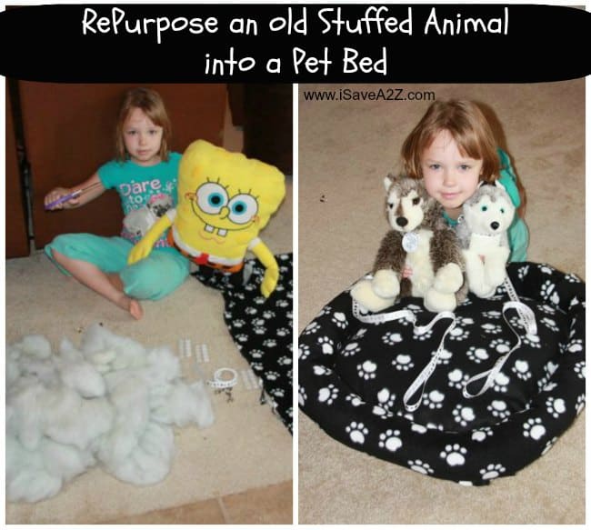 RePurpose Old Stuffed Animals Craft Project