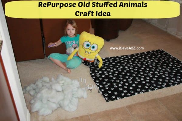 RePurpose Old Stuffed Animals Craft Project