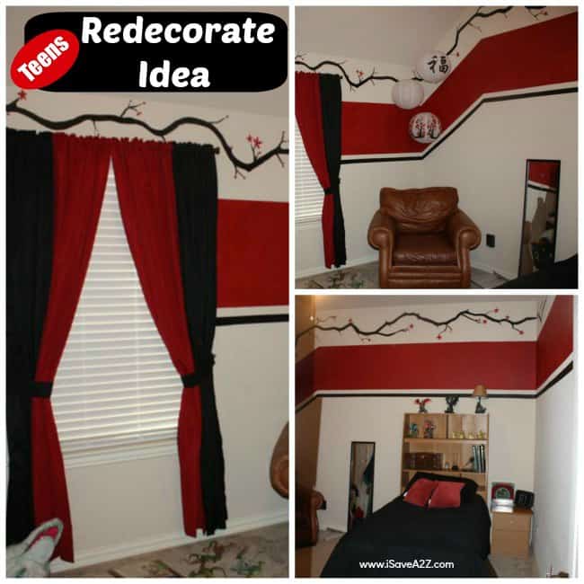 Redecorate a Teens Bedroom with paint