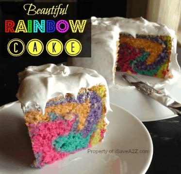 Rainbow Cake Recipe