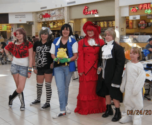 Anime Dress up in the mall