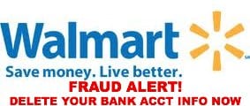 Walmart fraud alert