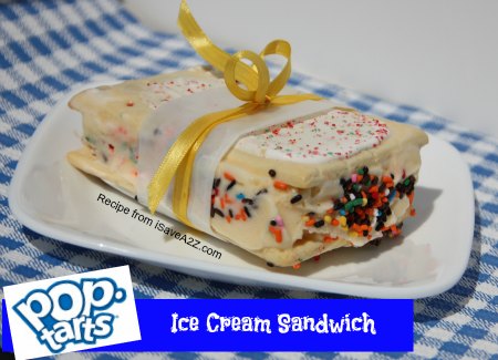 Pop Tarts Ice Cream Sandwich