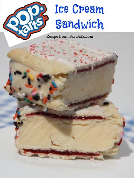Pop Tarts Ice Cream Sandwich