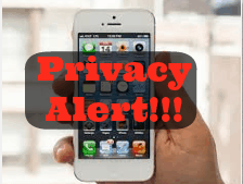 Privacy Alert for those who post photos online using a cell phone!