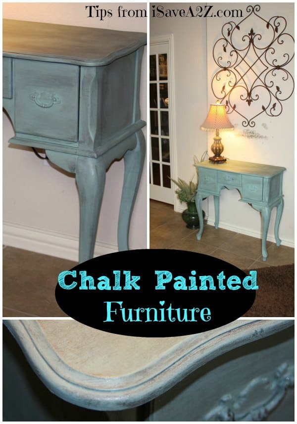 Use homemade chalk paint to paint furniture the easy way!