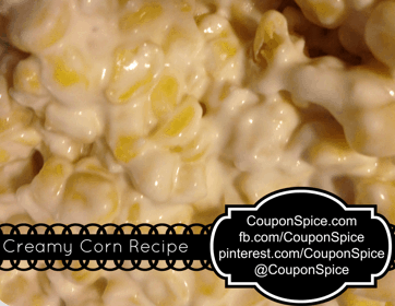 Creamy Corn Recipe to die for!!!