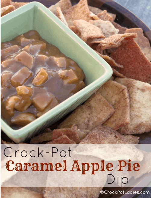 Crockpot Caramel Apple Pie Dip