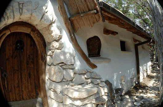 Cob house in Texas