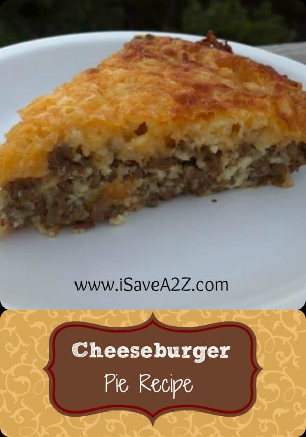 easy cheeseburger pie recipe