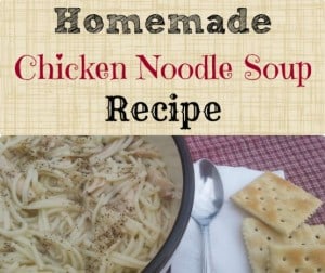 homemade chicken noodle soup