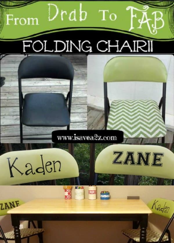 DIY: Drab To FAB Folding Chair