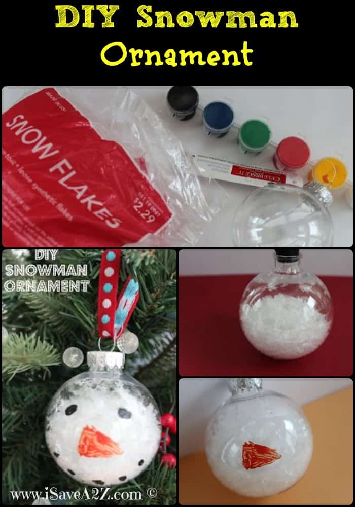 DIY Snowman Ornament