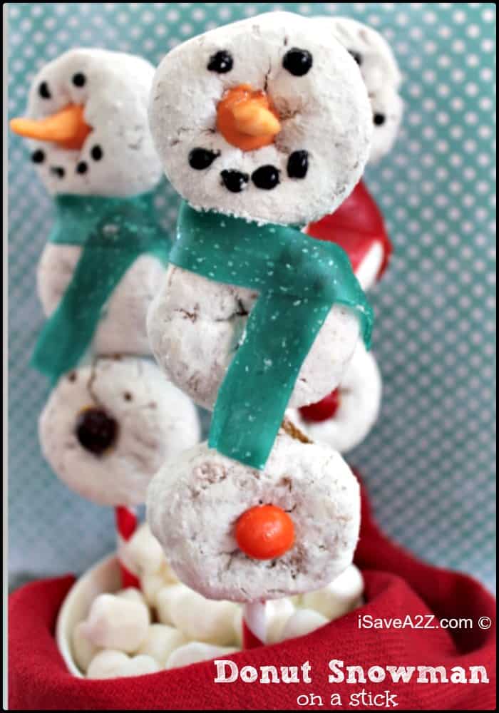 Donut Snowman on a Stick Recipe