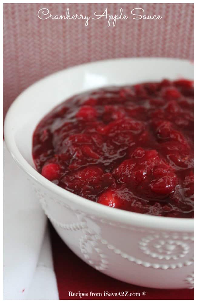 Easy Cranberry Applesauce Recipe