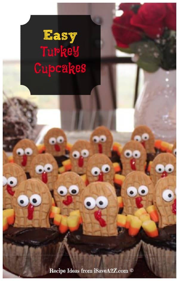 Easy Turkey Cupcakes Idea