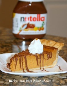 Nutella Pumpkin Pie