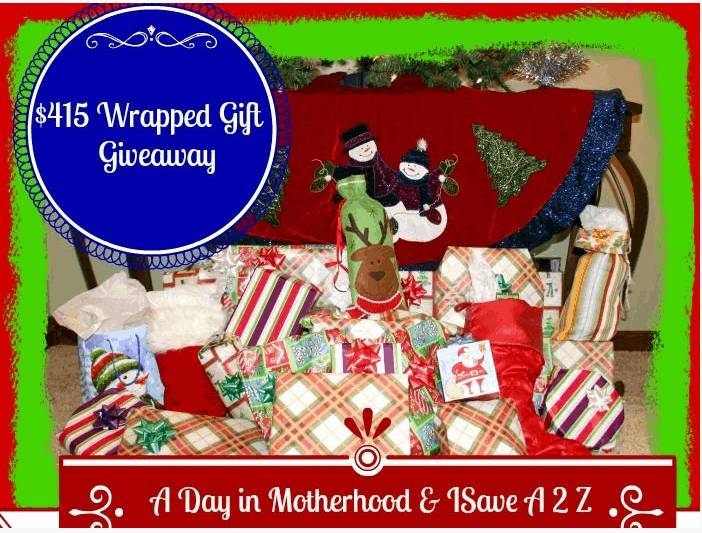 Christmas GIVEAWAY!!!  $415 of Wrapped Gifts!!