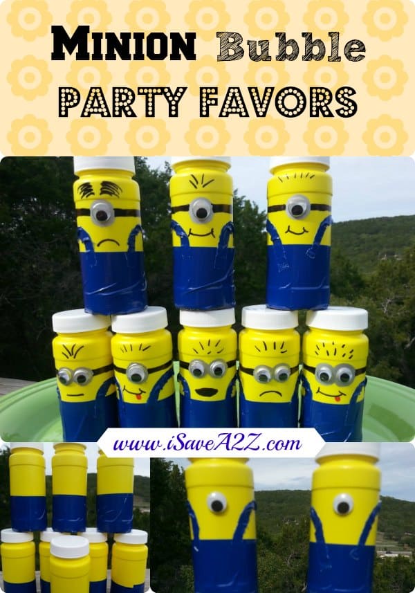 Minion Bubble Party Favors (DIY)